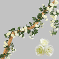 thumbnail image 4 of Set 3pcs Guia Enredadera Bloosom  Rosa Blanca Artificial Flor Decoración, 4 of 4