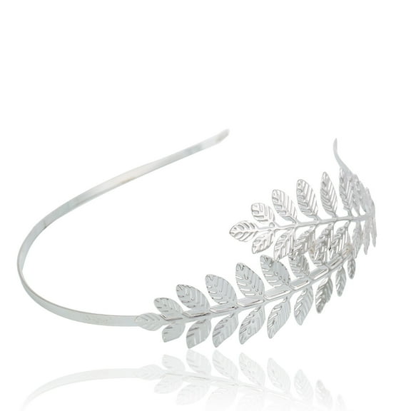 Roman Leaf Head Chain Boho Bridal Hair Accessories Headdress Greek Hairband Handmade Metal Branch Hair for Women Wedding Party