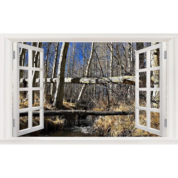 3D Wall Murals Art Decals Decorator-Wildlife Nature(22" X 14")