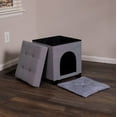 thumbnail image 4 of BIRDROCK HOME Pet House Ottoman - Grey, 4 of 6