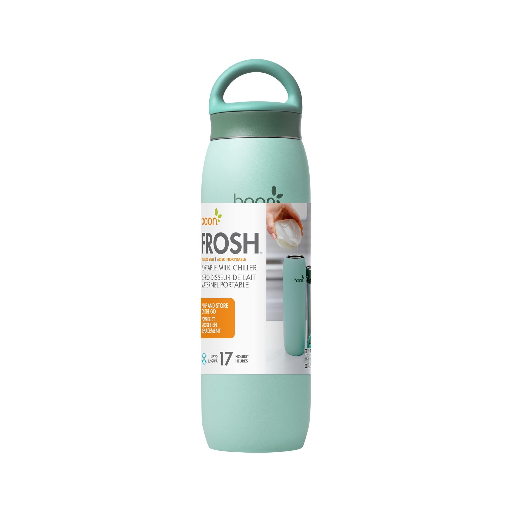 Boon Frosh Stainless Steel Portable Milk Chiller