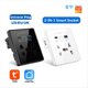 thumbnail image 3 of Enchufe Inteligente Tuya con WiFi, Enchufe Universal para Reino , EE. UU. y UE, Puerto USB 3.0 Tipo C, Compatible para la Aplicación Tuya y Home A, 3 of 5