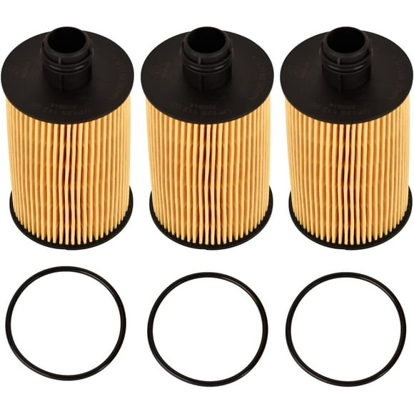 shiyou-(Pack of 3) Replacement Oil Filter 68229402AA Compatible with 2014-2019 Ram 1500 3.0L EcoDiesel Engine Replaces 68109834AA 68492616AA CH11794 P1014 HU7018Z WL10060
