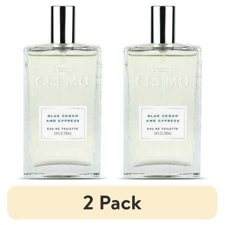 (2 pack) Cremo Men s Spray Cologne Blue Cedar & Cypress 3.4 oz
