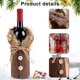 thumbnail image 2 of Funda para botella de vino de Navidad (17 x 24 cm), funda para botella de vino de 2 piezas, bolsas de decoración navideña para botellas, bolsas de regalo de vino de Navidad, funda para botella de vi, 2 of 5