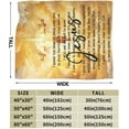 thumbnail image 3 of Christian Jesus Blanket, Inspirational Religious Christ Throw Blankets, Baptism Confirmation Catholic Spiritual Blankets for Kids Girls Boys Adults Women Men - 60"x 80", 3 of 6