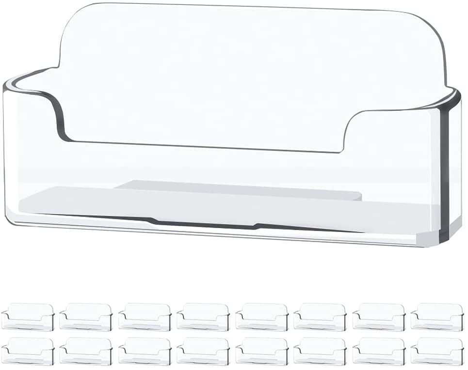 Pack Business Card Holder for Desk Office Clear Business Card Holder