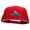 Red, variant on Keep On Running Embroidered Superior Cotton Twill Flat Bill Snapback Prostyle Cap - White OSFM