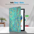 thumbnail image 4 of Fintie Case for Samsung Galaxy Tab A8 10.5 inch Tablet 2022, Model SM-X200/X205/X207, Multi-Angle Viewing Stand Cover Auto Wake/Sleep with Pocket, Shades of Blue, 4 of 8