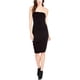 thumbnail image 1 of Rachel Roy Vestido liso sin tirantes para mujer, negro, pequeño, 1 of 2