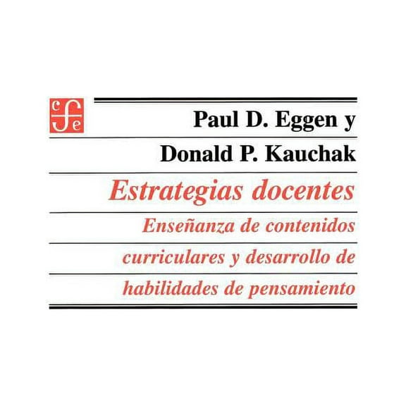 Estrategias Docentes: Ensenanza de Contenidos Curriculares y Desarrollo de Habilidades de Pensamiento, (Paperback)