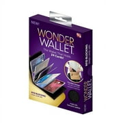 Wonder Wallet - Amazing Slim Genuine Leather Wallet w/ RFID Protection Black As Seen On TV