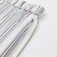 thumbnail image 7 of Duqingm Cute Pants Womens Wide Leg Striped Pants Casual Comfy Lounge Trousers Loose Fit Lightweight Soft Pants Light Blue,2XL, 7 of 7