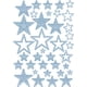 thumbnail image 1 of Parche termoadhesivo con diseño de estrellas azules y diamantes de imitación, 11,7 x 8,3 pulgadas, plantilla transparente para reparación de ropa, 1 of 7