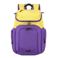 thumbnail image 4 of Bolsa de baloncesto, bolsa de fútbol, bolsa deportiva, ligera, práctica, bolsa de entrenamiento, multiusos para gimnasios, actividades al aire libre, Púrpura, 4 of 8