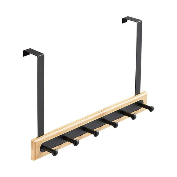 sobre la puerta toallero sobre la puerta colgador de toallas para la puerta perchero sobre la puerta para colgar ropa toallas bano sala Negro perfecl Ganchos para puertas Walmart en linea
