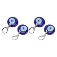 thumbnail image 4 of Pendientes de aleación, 2 pares Pendientes de ojo azul Pendientes de ojo azul Máxima comodidad, 4 of 12