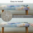 thumbnail image 5 of Whosucclay Butterfly Hydrangea Print Stretch Dining Bench Cover, Water Resistant Bench Slipcover, Removable Bench Protector, Rectangle Bench Covers for Bedroom, Hotel, Party, 5 of 7