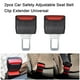 thumbnail image 3 of 2 uds Clip para cinturón de seguridad de coche Universal ajustable Clip para cinturón de seguridad de coche extensor hebilla de seguridad, 3 of 5