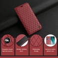 thumbnail image 4 of For Google Pixel 7 / 7 Pro Phone Case，Shockproof Luxury Leather Magnetic Card Holder Cover，Flip Stand Case Cover, 4 of 5
