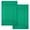 Green, variant on Premium Cotton Banded White Bath Mats Pack of 2, 22x34 inches [Not a Bathroom Rug] - Infinitee Xclusives