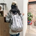 thumbnail image 3 of Fashion Backpack Large Capacity Versatile Daypack Nylon Student Bag(Green), 3 of 6