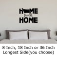 thumbnail image 2 of Home Sweet Home Montana Native Hometown Love Wall Decals for Walls Peel and Stick wall art murals Black Medium 18 Inch, 2 of 2