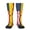 2 Black-2, variant on German America Flag Knee High Socks for Women Long Leg Warmers Socks