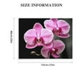 thumbnail image 2 of Chilfamy Orchid Print Canvas Wall Art Ready To Hang Home Decor 20x16in, 2 of 6