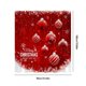 thumbnail image 3 of Cortina de ducha de Navidad roja - Decoración de baño de poliéster de 90cm x 180cm con ganchos • Divisor de habitación y cortina de residencia • Decoración impermeable para las fiestas, 3 of 6