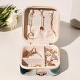 thumbnail image 6 of Cat Travel Portable Square Jewelry Organizer Box - Earring Holder, Ring, Necklace, Bracelet Storage - Suitable for Girls and Women - Jewelry Stand, Jewelry Boxes, 6 of 6