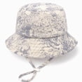 thumbnail image 2 of TOWED22 Baby Toddler Girls Bucket Hat Newborn Sun Hats for Boys Classic Infant Summer UV Protection Hats Kids Beach Cap(Light Blue,12-36 M), 2 of 4