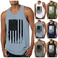 thumbnail image 5 of Xudanell Tank Tops for Men Big and Tall, Men's Tank Tops Gym Sports Sleeveless Shirts for Running Workout Muscle Tee Tank Top/shirt Blouses Solid Color Muscle Tee (Navy,XXXL), 5 of 6
