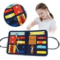 thumbnail image 3 of Board Montessori Educational Toy  Portable Baby Learning Board  Educational Board Toys for Children  Educational Board to Develop Dexterity / Motor Skills for Baby Children, 3 of 10