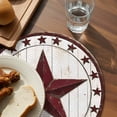thumbnail image 4 of Round Placemats Patriotic Stars Red 15 inch Set of 6 Table Mats for Dining Table Rustic Vintage Wood Grain Heat Resistant Non-Slip Kitchen & Home Decorative Place Mat Set, 4 of 8