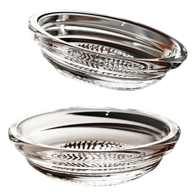 Assiette Râpe à Ail Style Classique, Lot de 2, Outil de Cuisine Efficace pour Râper l'Ail, le Chocolat et Divers Aliments, 2 Pcs