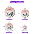 thumbnail image 5 of Every Fart is Love Note Siberian Husky Guilty Face Happy Valentine's Round Wood Sign Husky Dog Lover Gifts Hanging Wall Home Decor - 01016, 5 of 5