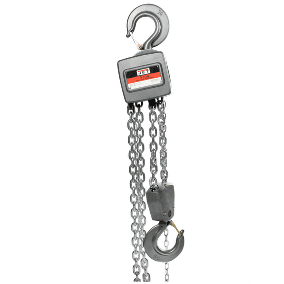 Jet Tools 5-Ton Aluminum Hand Chain Hoist with 10' Lift - AL100-500-10