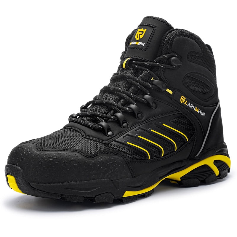 LARNMERN Steel Toe Work Boots Slip Resistant, Puncture Proof, Static