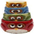 thumbnail image 1 of Cosmos Gifts 10911 Ensemble de Tasse à Mesurer 4 Pièces Design Hibou, 1 of 4