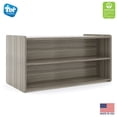 thumbnail image 4 of Toddler Shelf Storage Double Sided, Shelves/Bookshelf, 46" Wide, Shadow Elm Gray, Assembled, 4 of 6