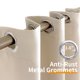 thumbnail image 4 of Cortinas opacas Youngstex Champagne 42 x 122 cm, 2 paneles, 4 of 8