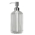 thumbnail image 2 of SuChun Blue Juice Large Capacity Glass Style Soap Dispenser Bottle Refillable Cosmetic Lotion Container For Shampoo Body Wash And Lotion And Design For Home Clear, 2 of 4