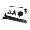 thumbnail image 2 of Support de Cintre Micro, Support de Cintre Microphone, Réglage Multi-Angle Mains Libres Métal + Plastique pour Diffusion en Direct Microphone Portable, 2 of 8