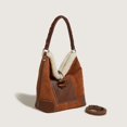 thumbnail image 3 of Bolso de lana tejido JAMW bandolera de un hombro alta capacidad para mujer otoño e invierno, 3 of 5
