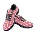 thumbnail image 1 of Zapatillas transpirables para mujer, para exteriores, con estampado de conejito kawaii, antideslizantes, planas, de color claro, con cordones para caminar., 1 of 6