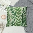 thumbnail image 2 of Nawypu  Outdoor Green Leaves Plant Throw Pillow Covers Cases Decorative Tropical Rainforest Palm Leaves Cushion Square for Sofa Patio Couch, 2 of 5