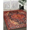 thumbnail image 3 of Ahgly Company Machine Washable Indoor Rectangle Traditional Tomato Red Area Rugs, 6' x 9', 3 of 7