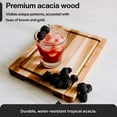 thumbnail image 2 of Villa Acacia Small Wood Cutting Board - 12 Inch, 2 of 9