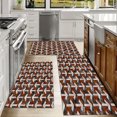 thumbnail image 6 of Floral Kitchen Rugs Sets of 3, Non Slip Kitchen Rugs and Mats Washable Farmhouse Kitchen Rugs Floral Kitchen Floor Mat Carpet Runner Rugs for Hallway Laundry Room, 6 of 12